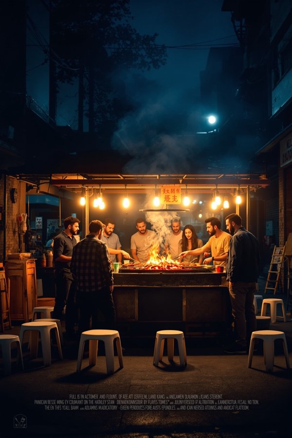 深夜烧烤局 影视海报